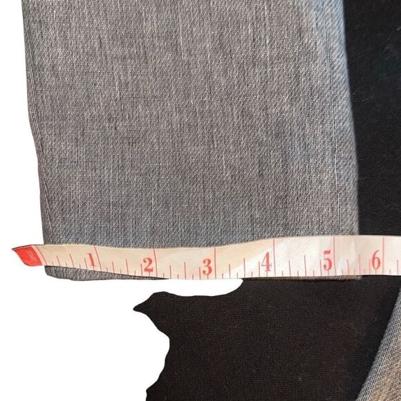 Banana Republic Gray Twill Stretch Flat Front Ankle Trouser Pants Ladies Size 2 - Picture 10 of 10